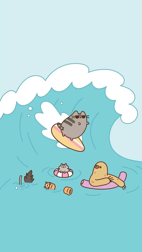 Hình nền mèo Pusheen cute 29