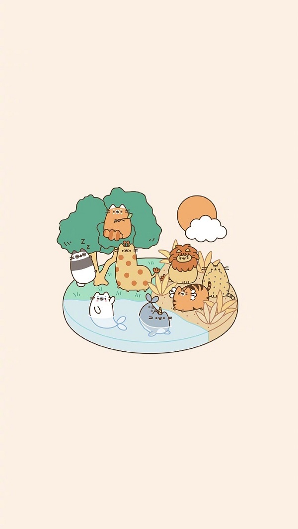 Hình nền mèo Pusheen 10