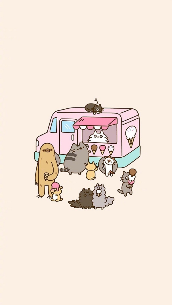 Hình nền mèo Pusheen 2