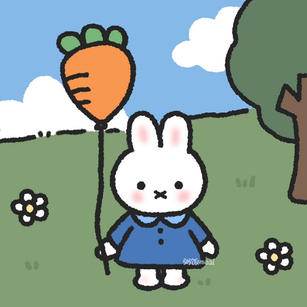 Avatar thỏ Miffy cute 21