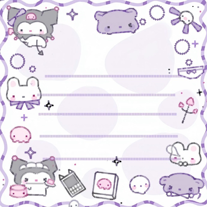 Giấy ghi chú Sanrio xinh xắn 1