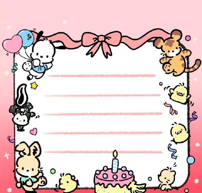 Giấy ghi chú Sanrio xinh xắn 2