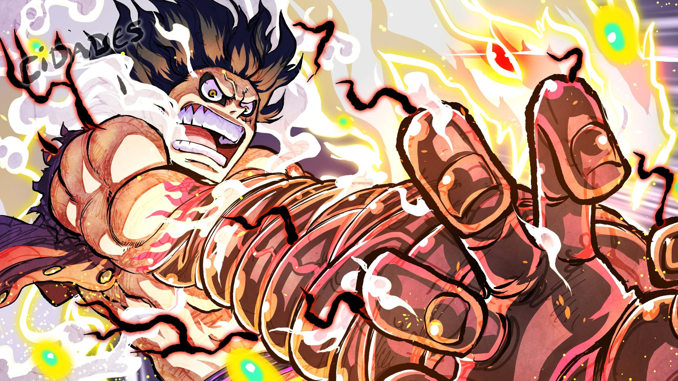 Hình nền Luffy Gear 5 cho máy tính 8