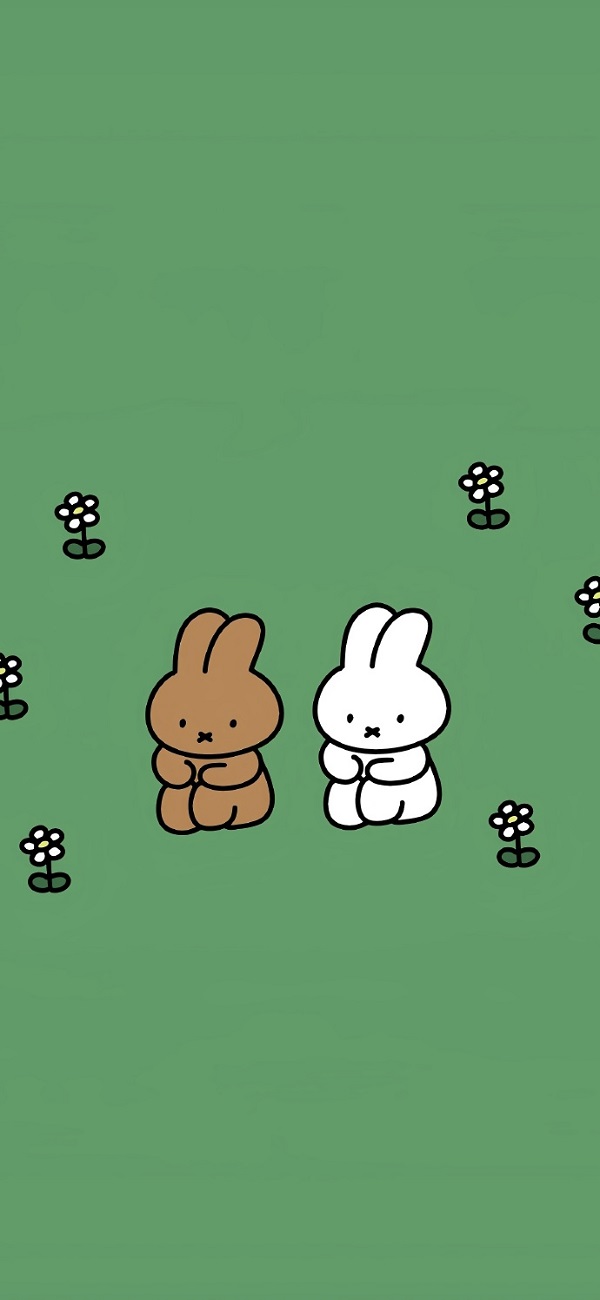 Hình nền thỏ Miffy cute cho điện thoại 21