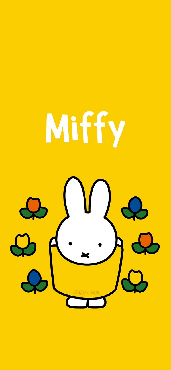 Hình nền thỏ Miffy cute cho điện thoại 20