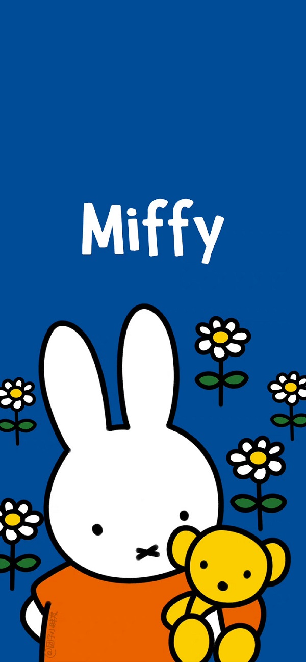 Hình nền thỏ Miffy cute cho điện thoại 19