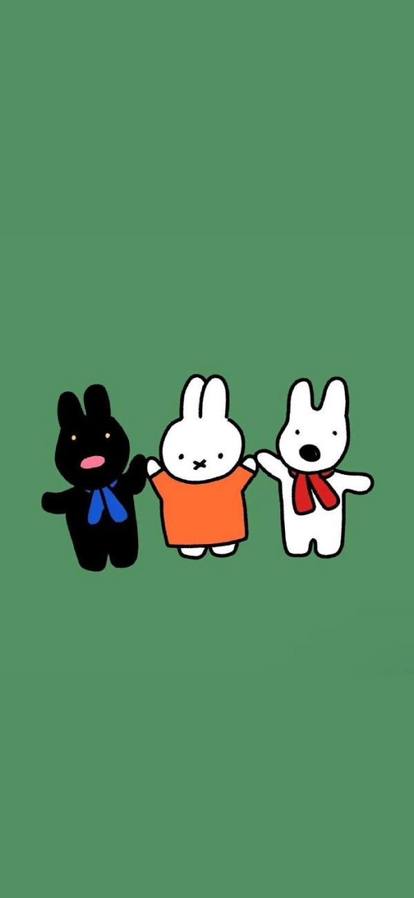 Hình nền thỏ Miffy cute cho điện thoại 13