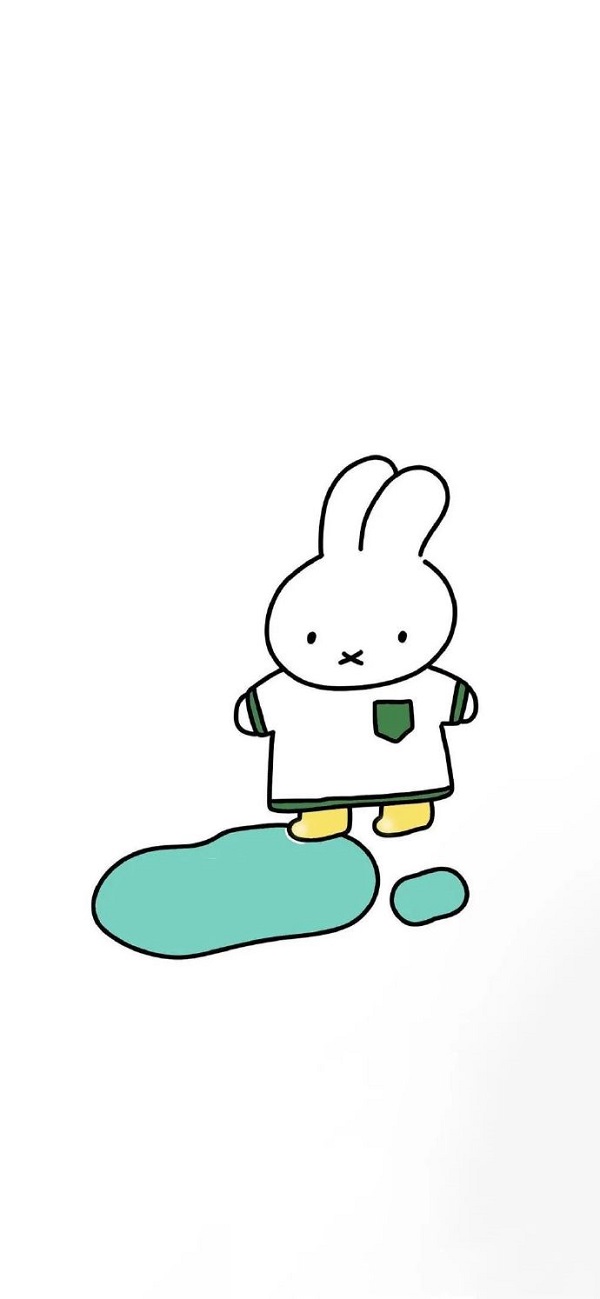 Hình nền thỏ Miffy cute cho điện thoại 10