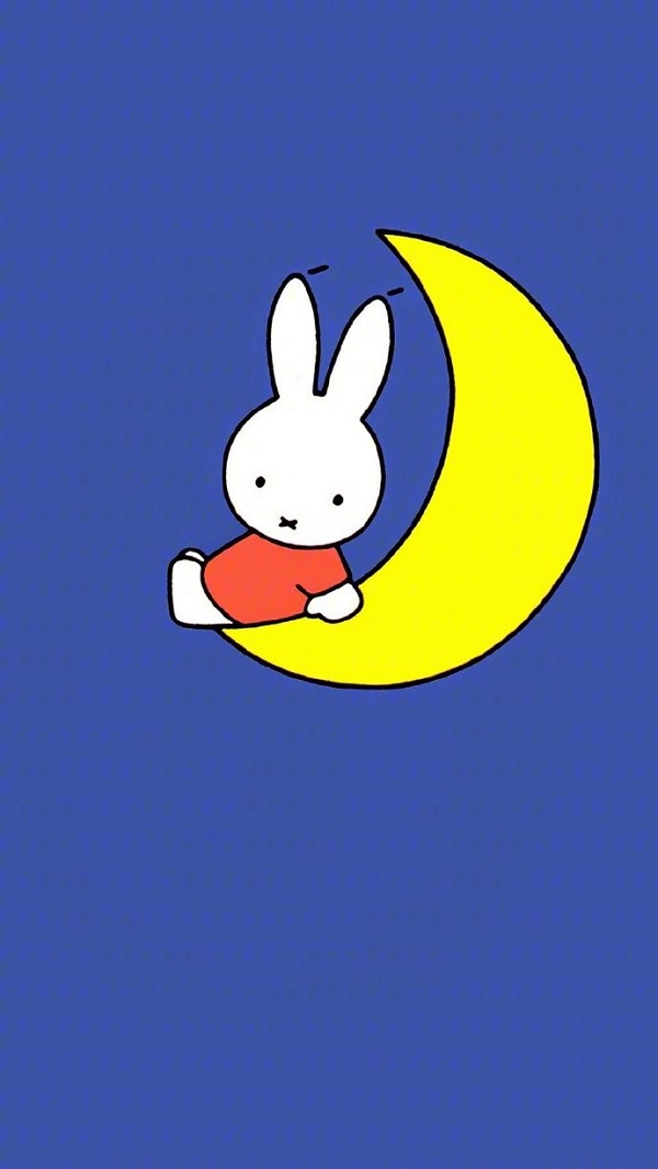 Hình nền thỏ Miffy cute cho điện thoại 7