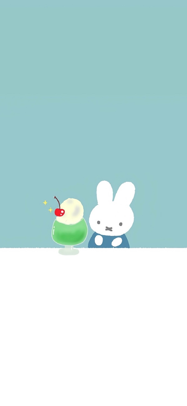 Hình nền thỏ Miffy cute cho điện thoại 2