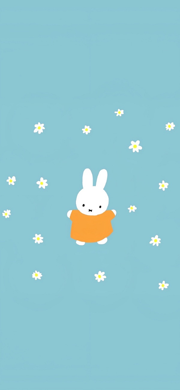 Hình nền thỏ Miffy cute cho điện thoại 22