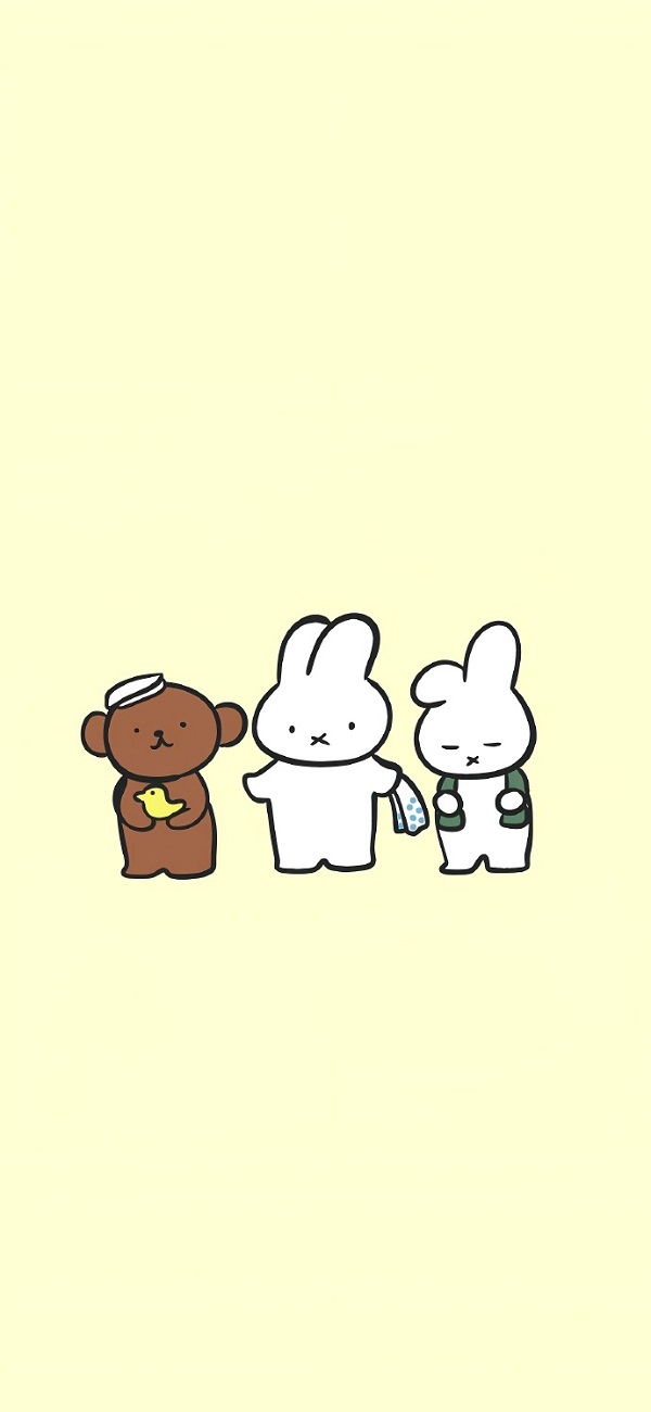 Hình nền thỏ Miffy cute cho điện thoại 28