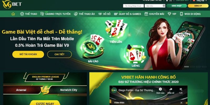 Chơi gì ở V9BET khi trải nghiệm cá cược tại nhà cái 