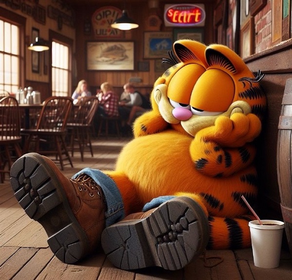 Avatar mèo Garfield cute 37