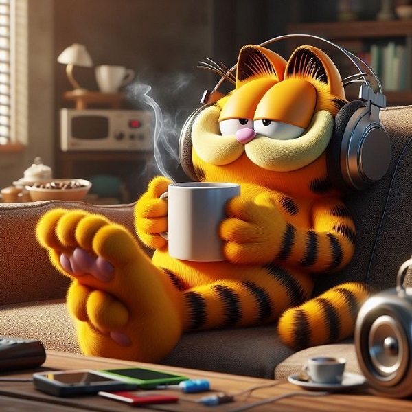 Avatar mèo Garfield cute 14