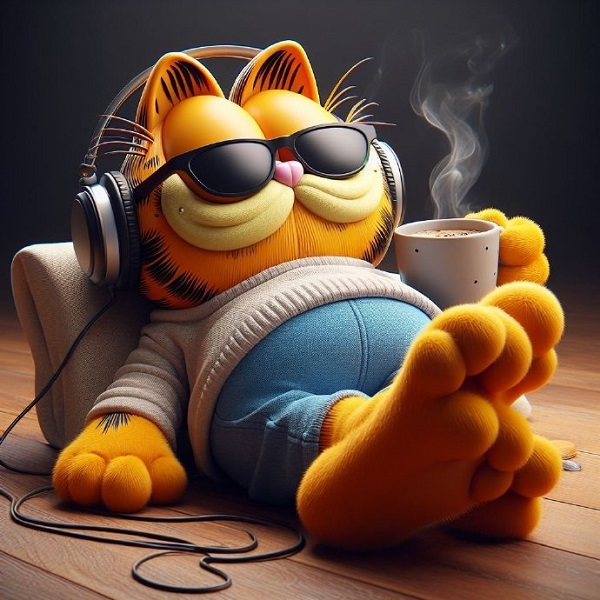 Avatar mèo Garfield cute 15