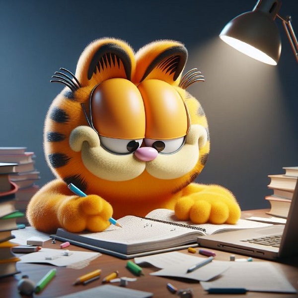 Avatar mèo Garfield cute 3