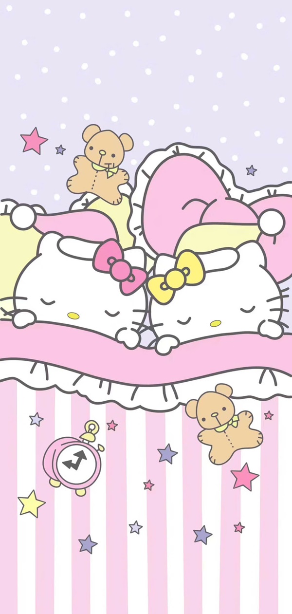 hình nền Hello Kitty cặp đôi 12