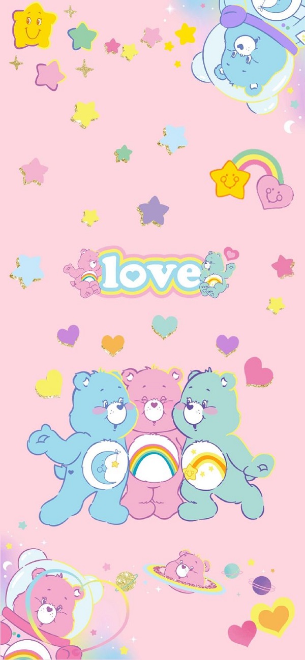 Hình nền Care Bears cho iphone 9