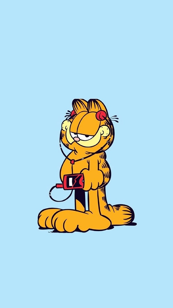 Hình nền Garfield cute cho điện thoại 9