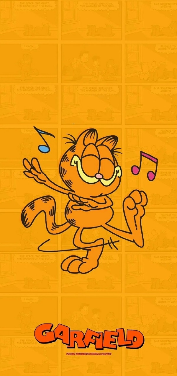 Hình nền Garfield cute cho điện thoại 16