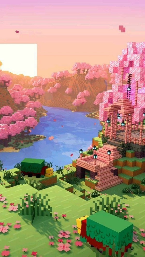 Hình nền Minecraft 4k cho điện thoại 11