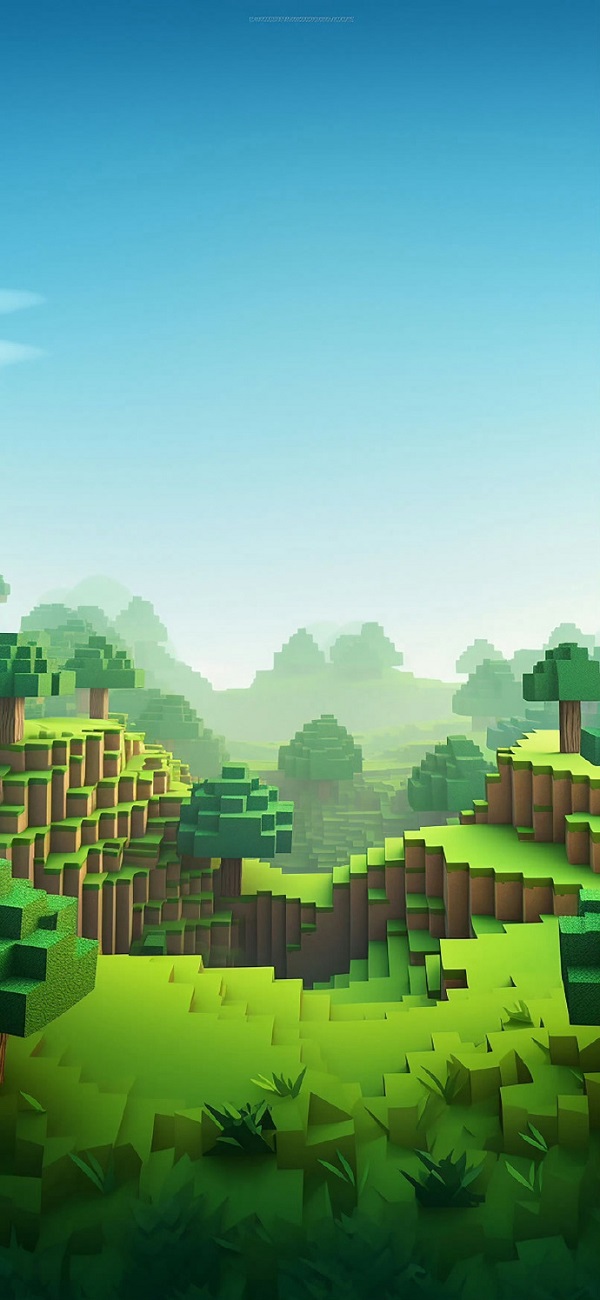 Hình nền Minecraft 4k cho điện thoại 8