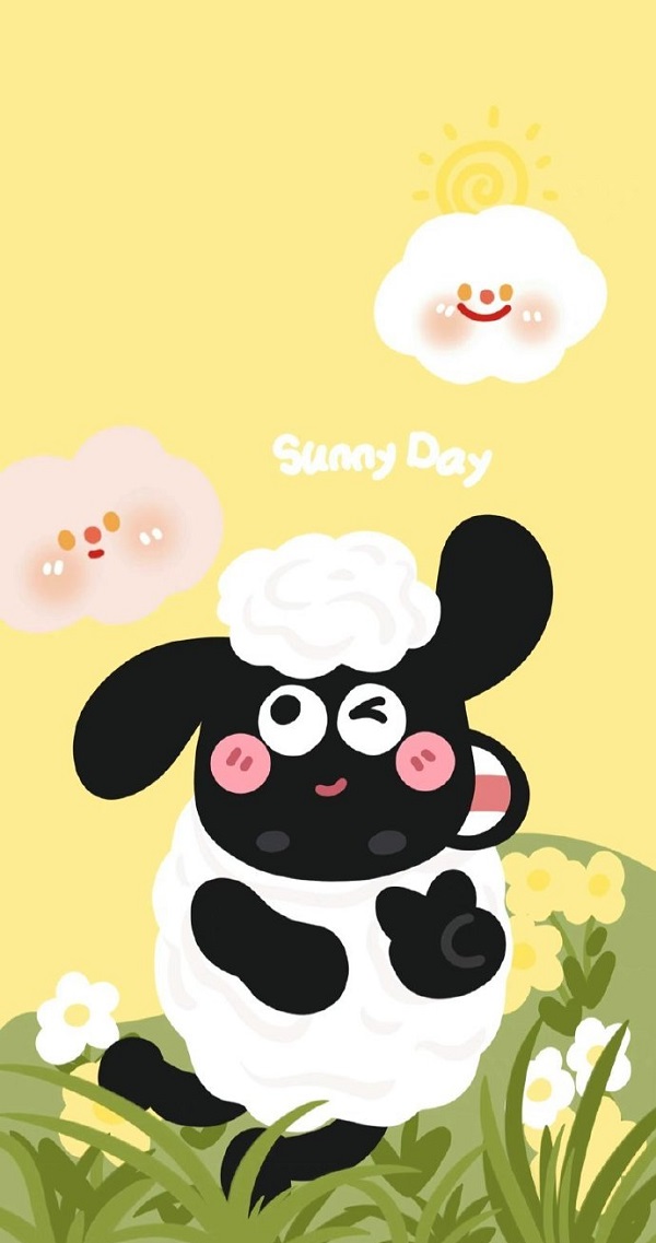 Hình nền cừu Shaun cute 2