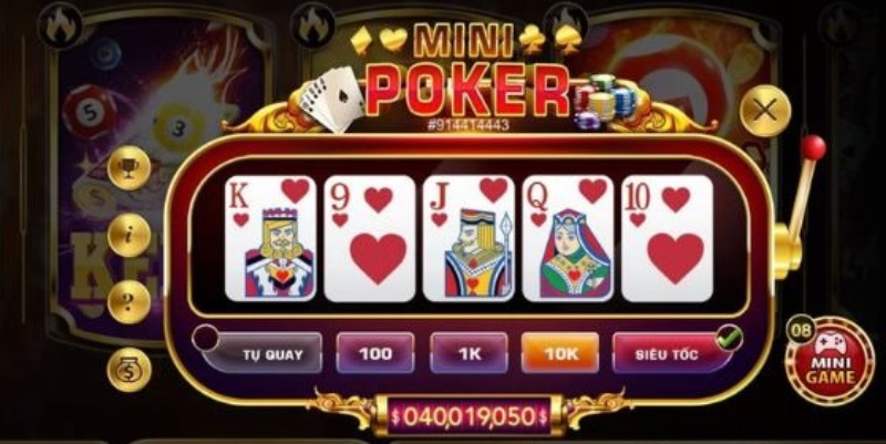 Những tính năng quan trọng cần phải nắm rõ khi chơi mini poker