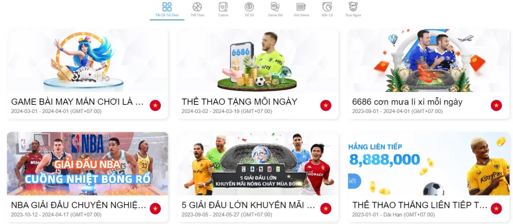 Ưu điểm của việc chơi casino trên nhà cái 6686 casino