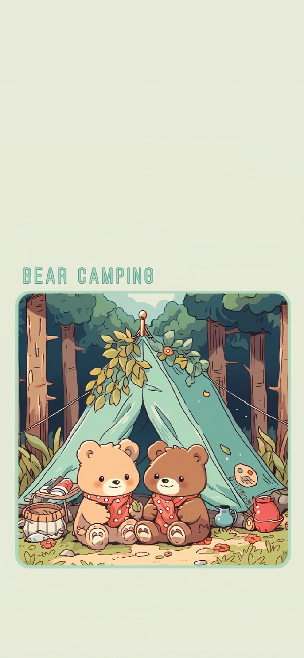 Hình nền camping cute, dễ thương 28