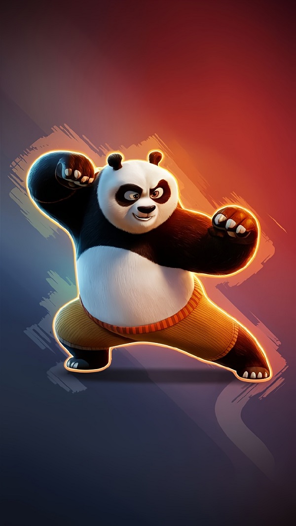 Hình nền Kung Fu Panda cho iphone 17