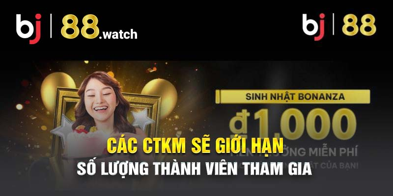 Những điều kiện khách hàng cần nắm khi tham gia khuyến mãi BJ88