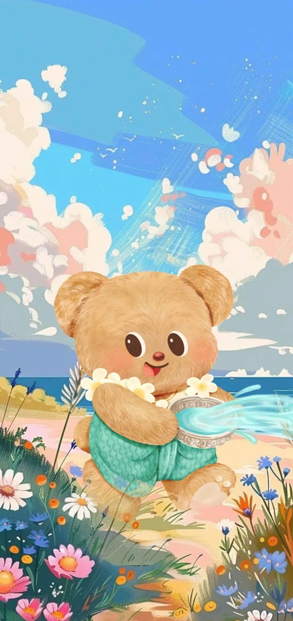 Hình nền Butter Bear cute 12