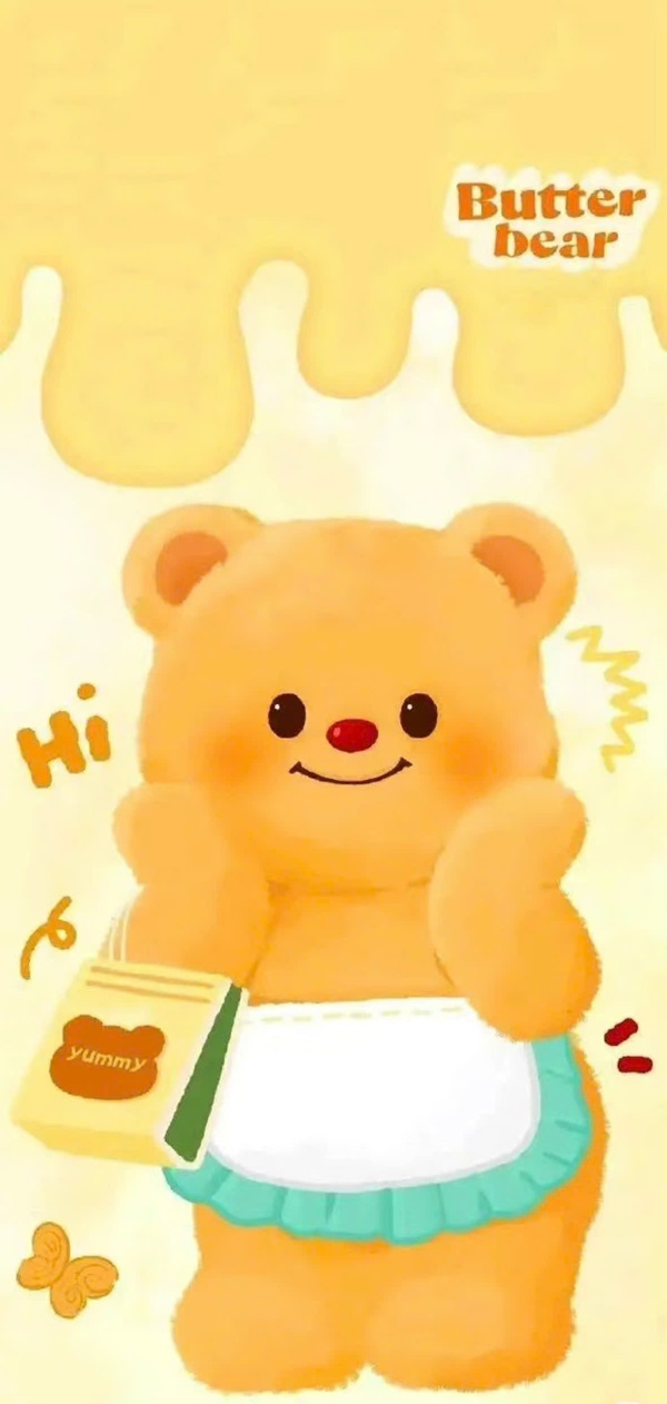 Hình nền Butter Bear cute 2