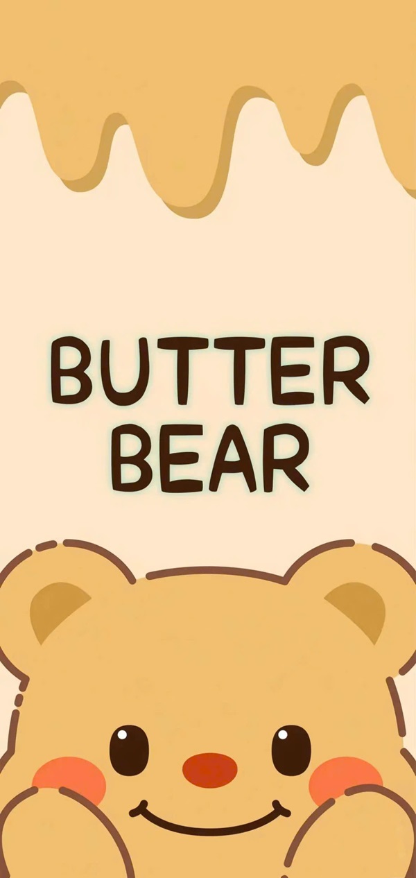 Hình nền Butter Bear cute 3