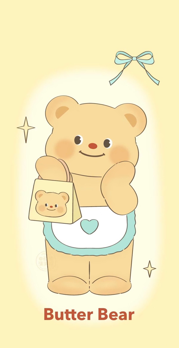 Hình nền Butter Bear cute 5