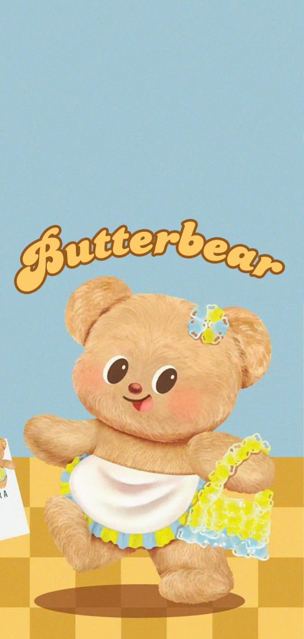 Hình nền Butter Bear cute 8