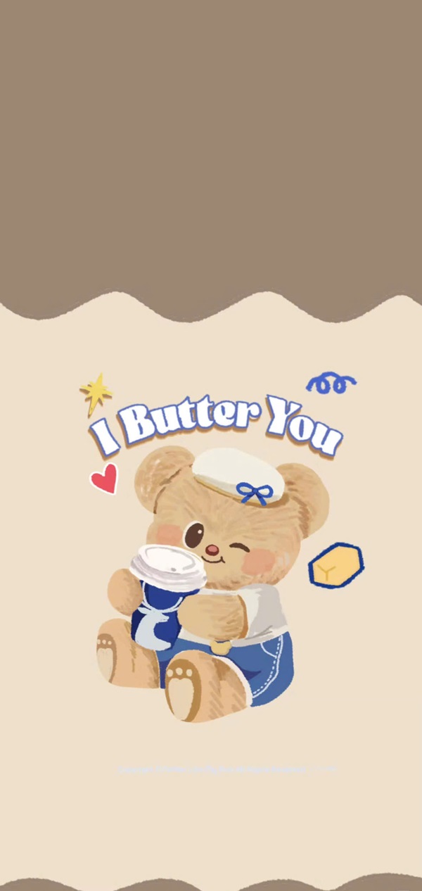 Hình nền Butter Bear đẹp nhất 38