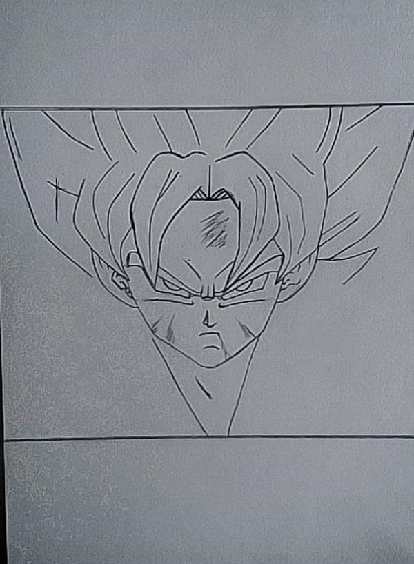 Cách vẽ Goku dễ nhất 10