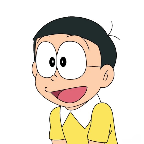 Cách vẽ Nobita cute 6