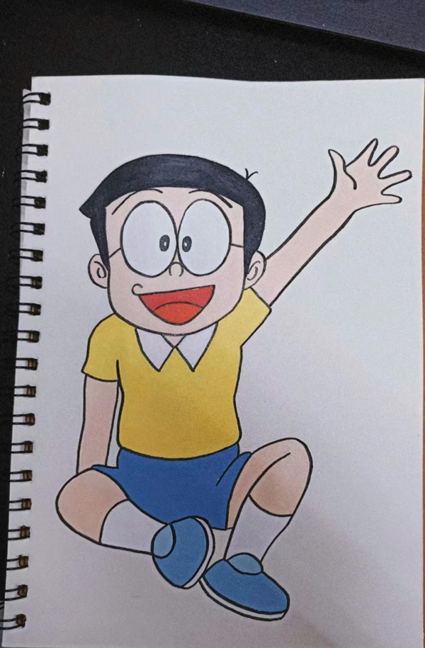 Cách vẽ Nobita