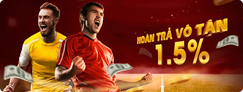 Hoàn tiền 1.5% mỗi ngày – Không giới hạn số tiền
