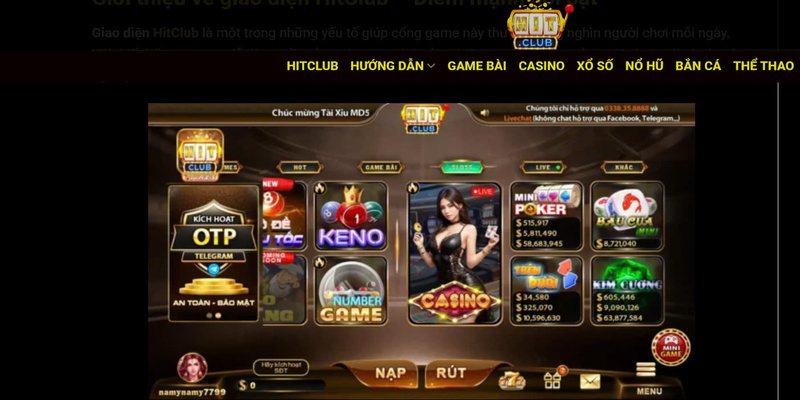 Sảnh slot game có 102