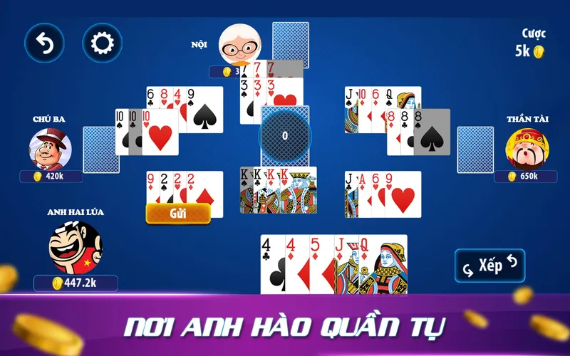  Cao thủ game bài đổi thưởng biết giấu bài đúng thời điểm.