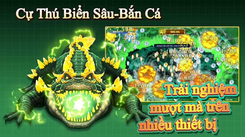 Giao diện bắn cá 69VN sinh động với nhiều loại cá.