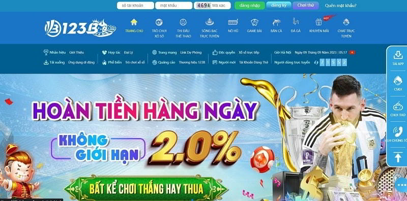  Đội ngũ hỗ trợ chuyên nghiệp khi liên hệ 123B