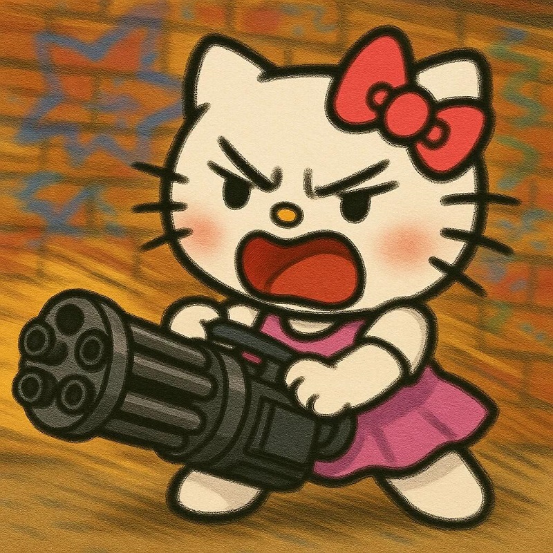 avatar hello kitty vô tri 3