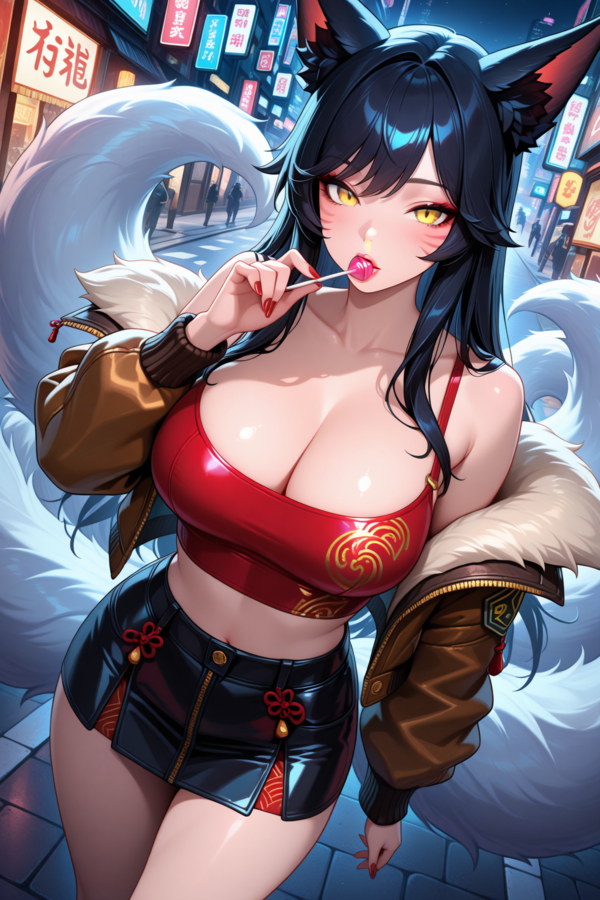 Ahri hentai 9