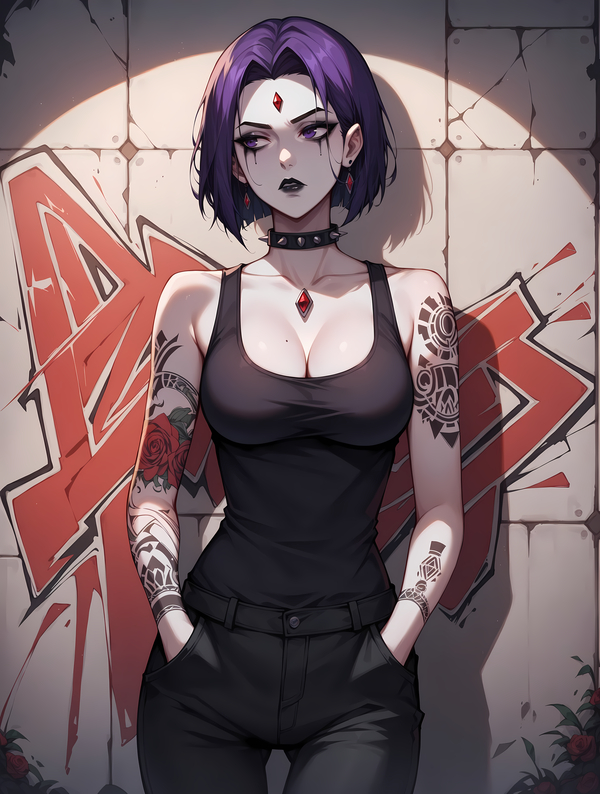 Raven hentai 6